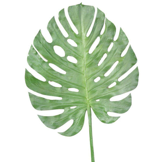 Feuille artificielle de Philo Monstera - décoration d'intérieur - H.120cm vert