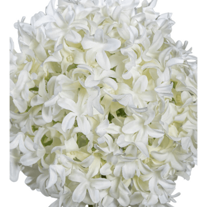 Fleur artificielle Allium tige d'ail d'ornement - composition bouquet - H.79cm crème