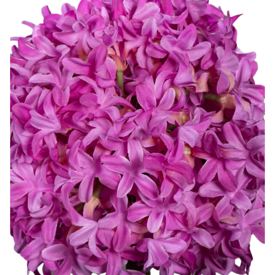 Fleur artificielle Allium tige d'ail d'ornement - composition bouquet - H.79cm fuchsia