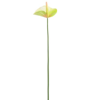 Fleur artificielle Anthurium - décoration florale - H.60cm vert