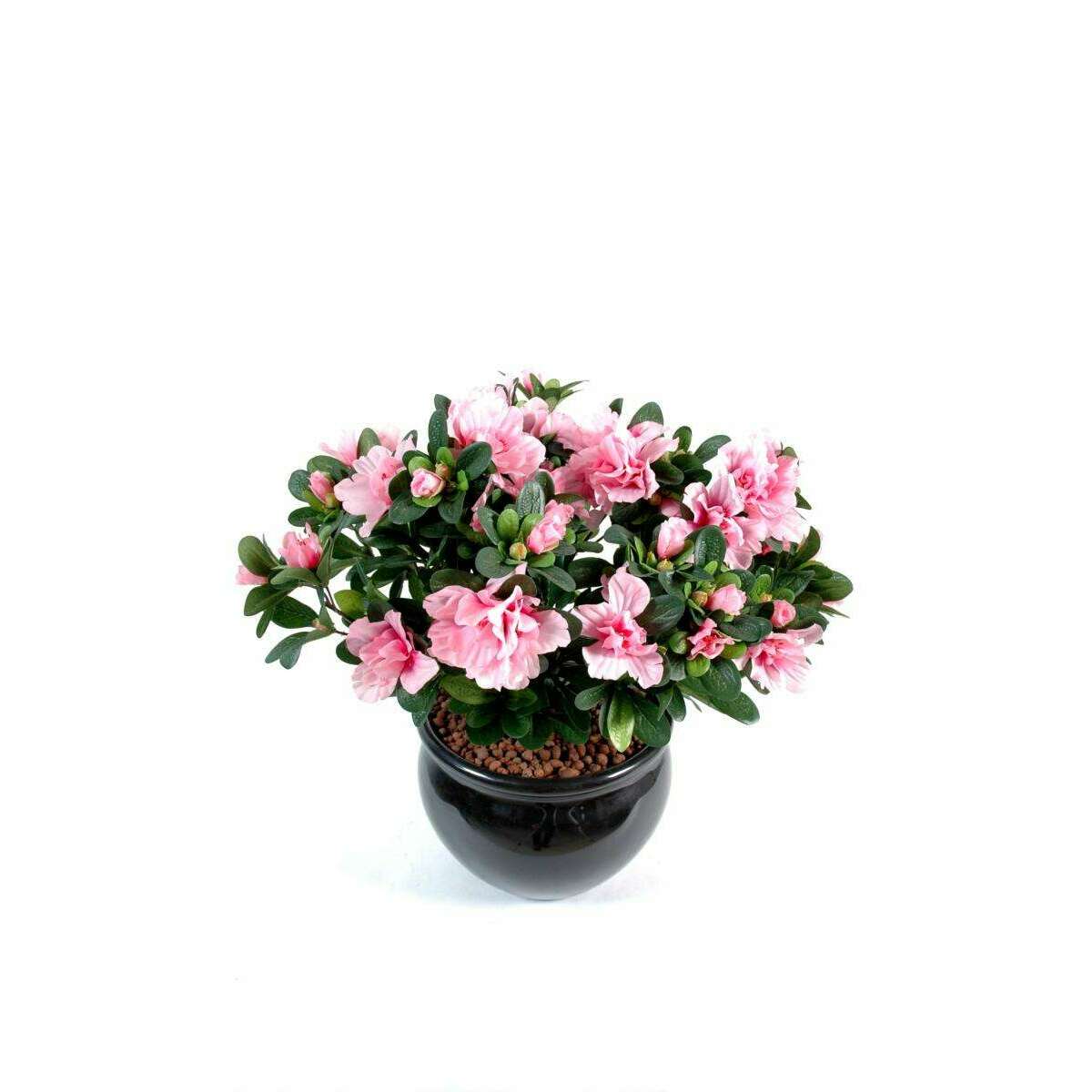 Fleur artificielle Azalée en piquet - intérieur - H.35cm rose