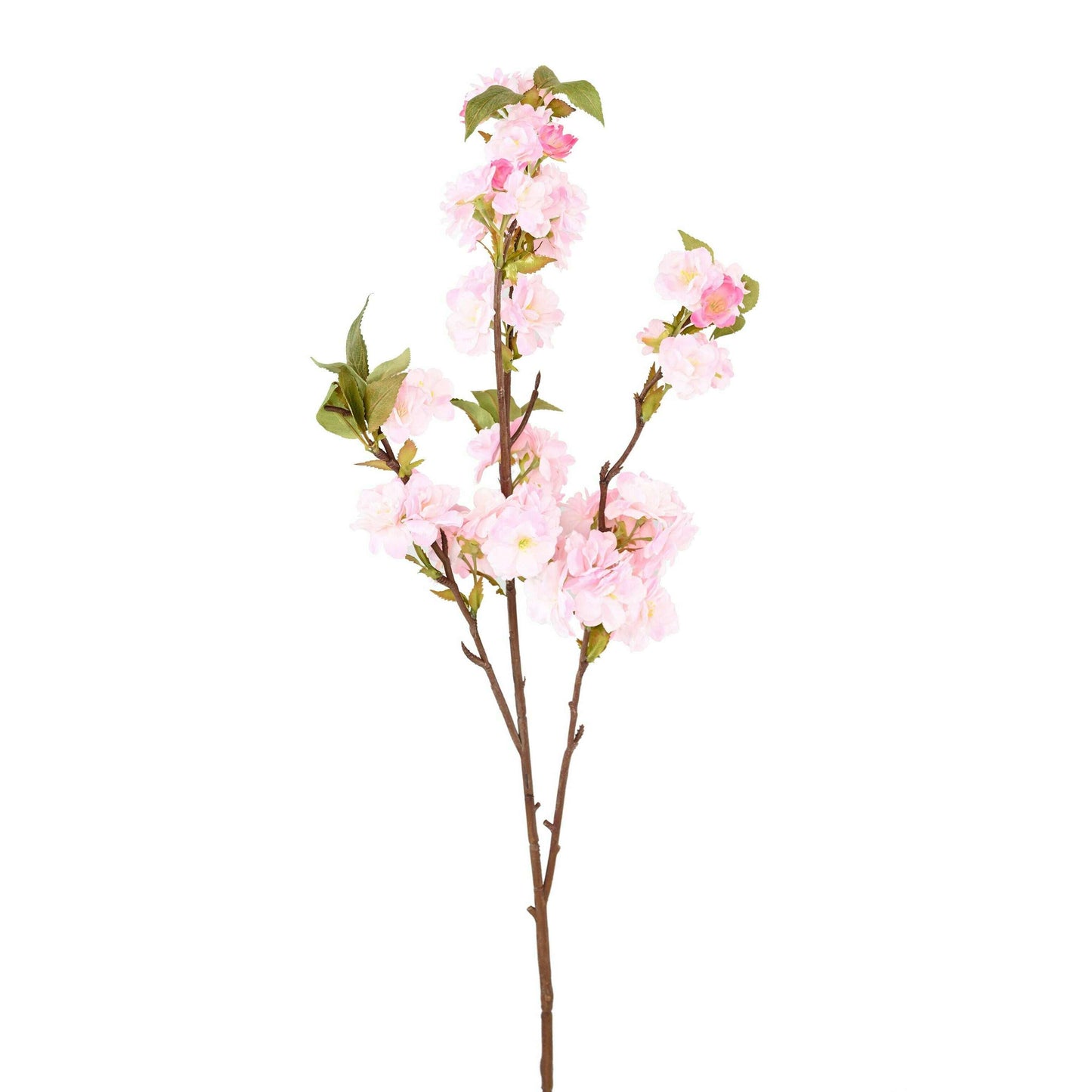 Fleur artificielle branche de cerisier - 57 fleurs - H.92cm rose clair