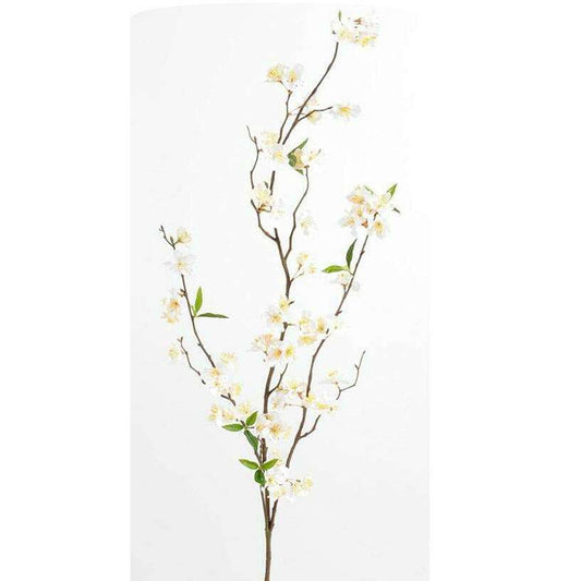 Fleur artificielle branche de cerisier blanc 76 fleurs H.115cm