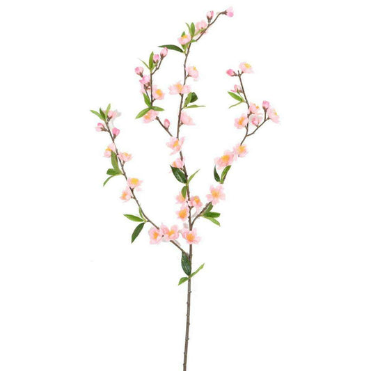 Fleur artificielle branche de cerisier rose 42 fleurs H.70cm