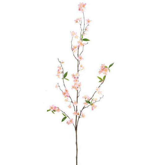 Fleur artificielle branche de cerisier rose clair 76 fleurs H.115cm