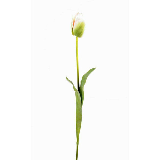 Fleur artificielle coupée Tulipe - décoration d'intérieur - H.79cm vert