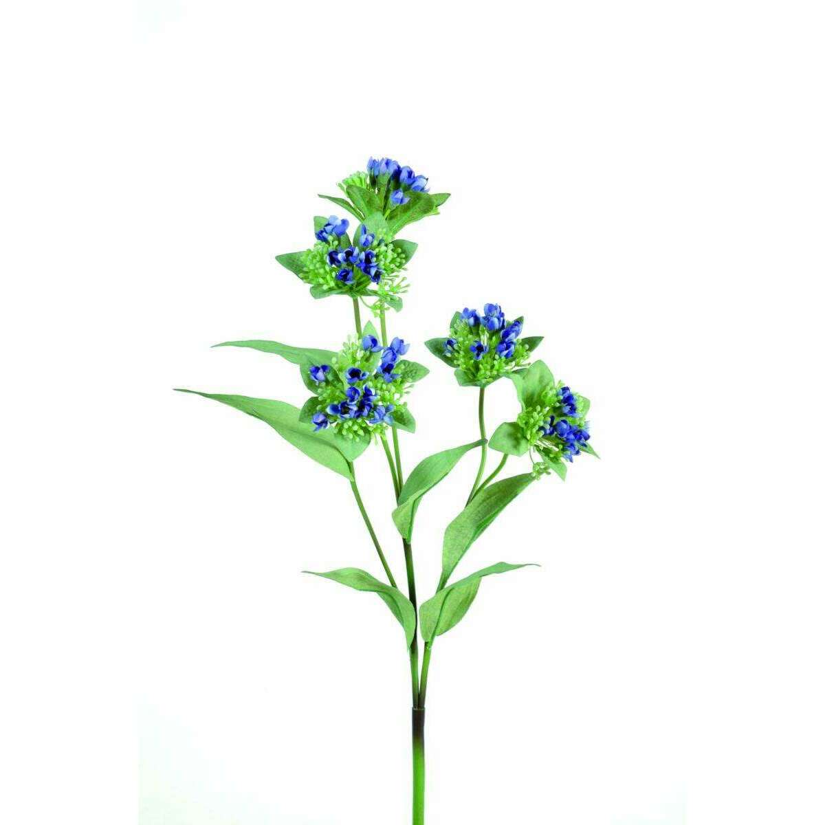 Fleur artificielle de Marogravia - création florale intérieur - H.67cm bleu