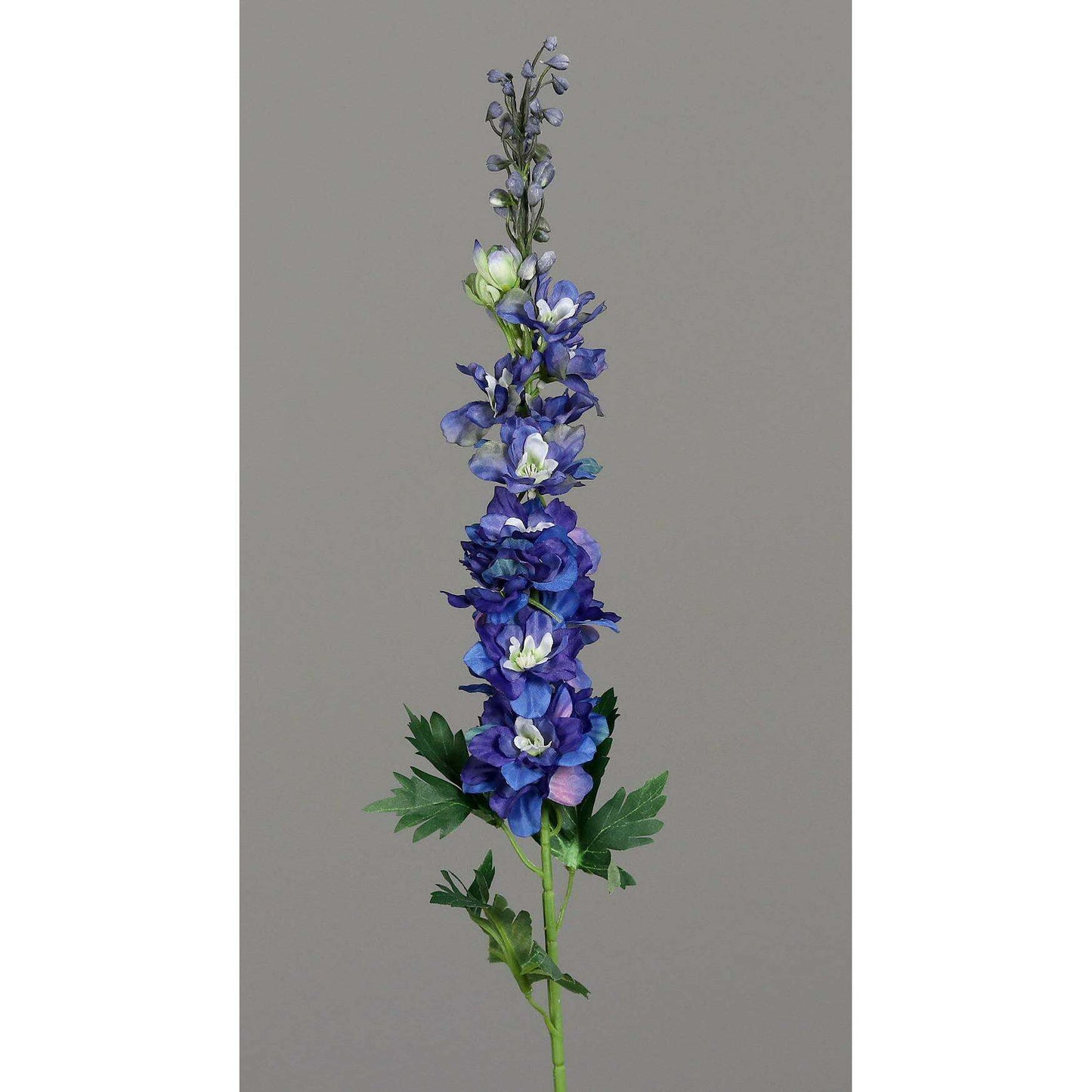 Fleur artificielle Delphinium - création de bouquet - H.78cm bleu