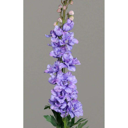 Fleur artificielle Delphinium - création de bouquet - H.78cm violet