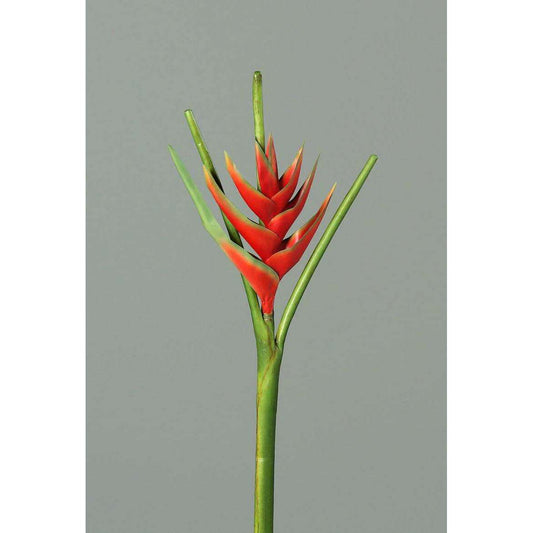 Fleur artificielle Héliconia bec de perroquet - fresh touch haute qualité - H.126cm rouge