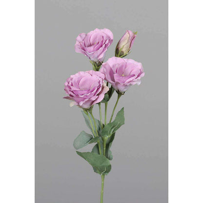 Fleur artificielle Lisianthus Eustoma - création de bouquet - H.50cm rose