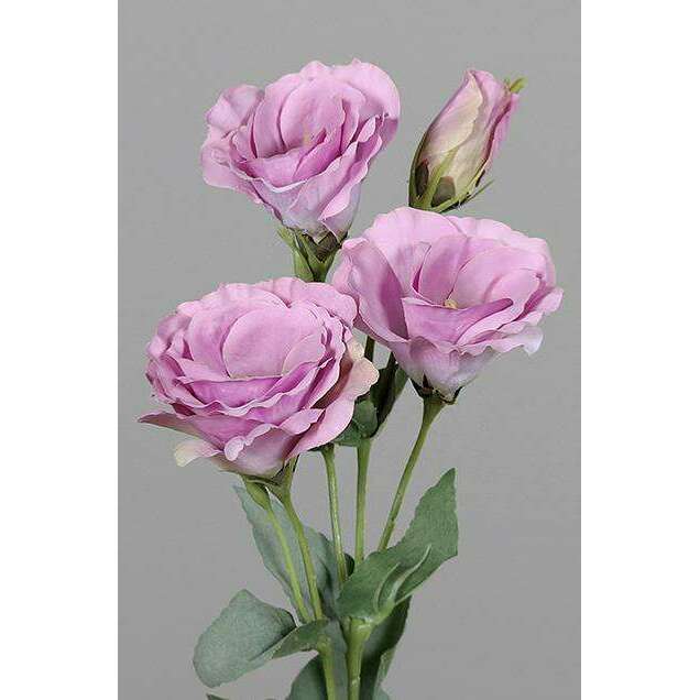 Fleur artificielle Lisianthus Eustoma - création de bouquet - H.50cm rose