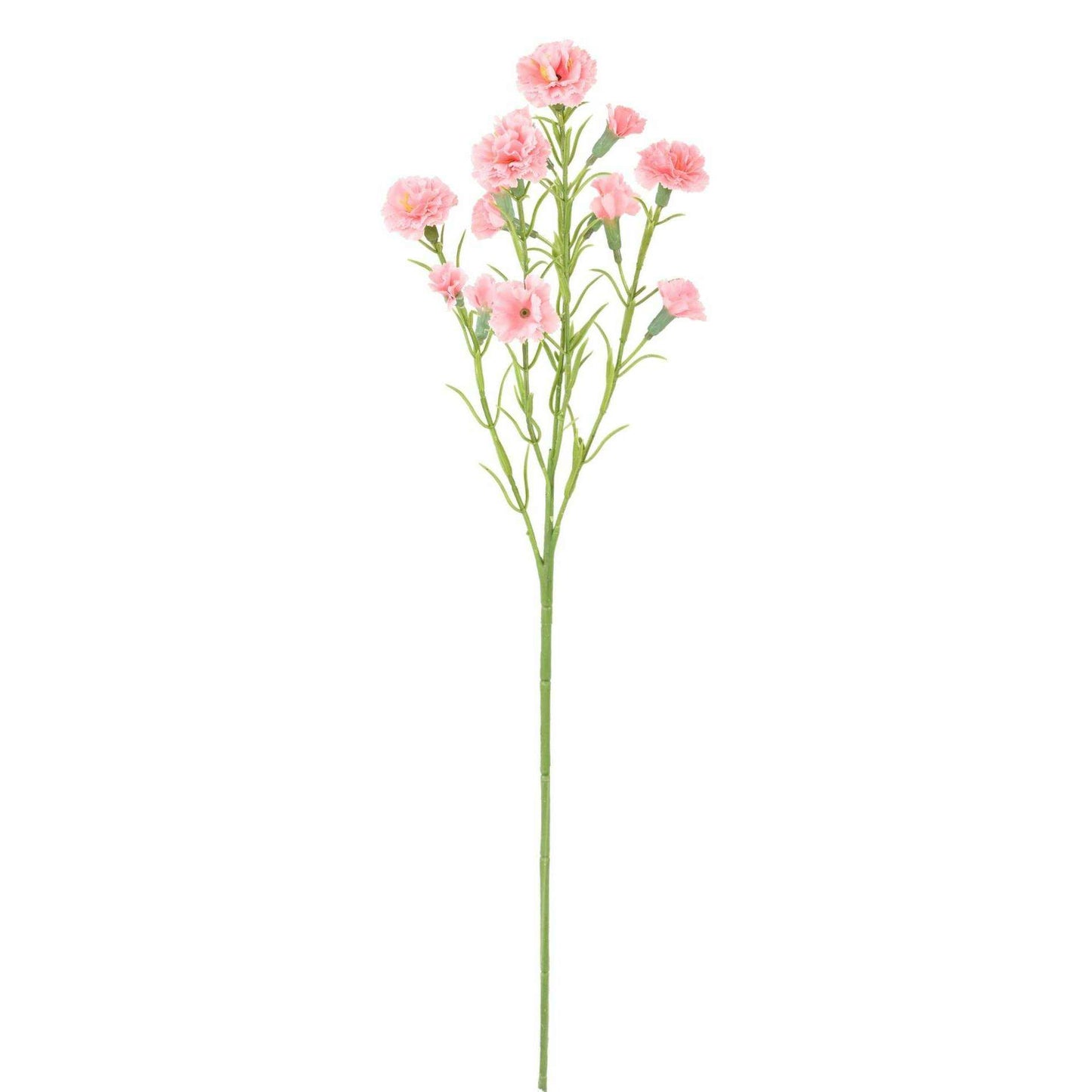 Fleur artificielle Oeillet 15 fleurs - composition florale - H.64cm rose