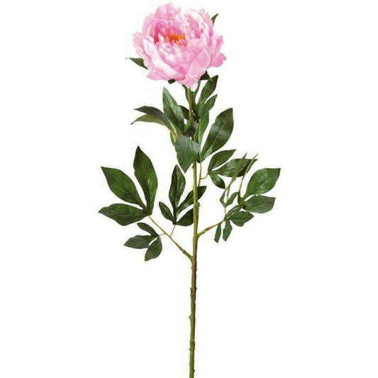 Fleur artificielle Pivoine - création de bouquet composition - H.80 cm rose