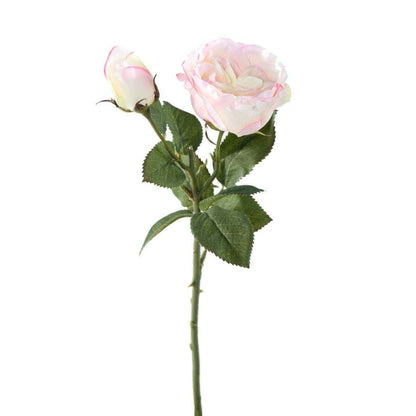 Fleur artificielle rose fresh touch - décoration intérieure - H.43cm rose