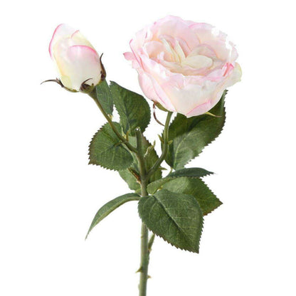 Fleur artificielle rose fresh touch - décoration intérieure - H.43cm rose