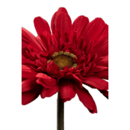 Fleur artificielle tige de Gerbera - composition bouquet - H.64cm rouge