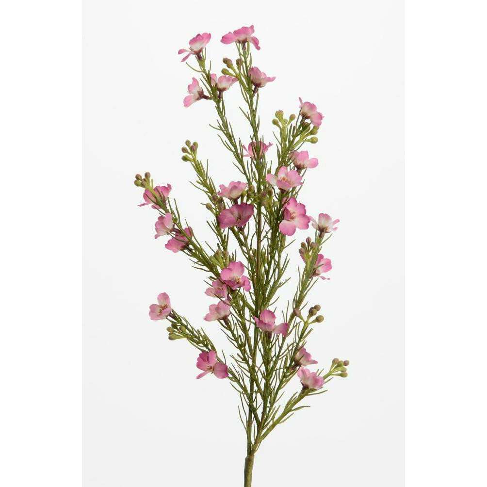 Fleur artificielle Wax - composition bouquet - H.58cm fuchsia