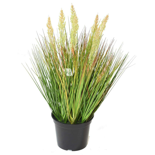 Graminée artificielle Onion Grass Graine en pot - plante d'intérieur - H.60cm