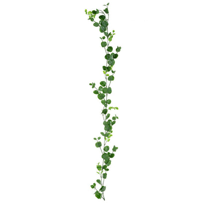 Guirlande artificielle Eucalyptus résistant UV - plante pour extérieur - H.160cm vert