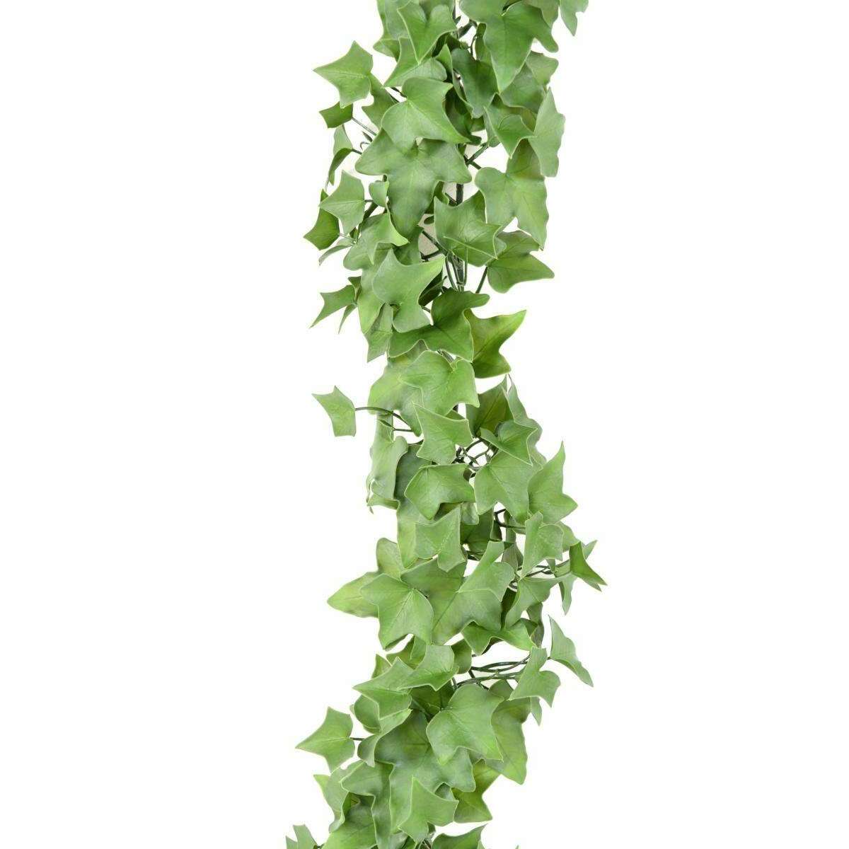 Guirlande artificielle Lierre résistant UV - plante pour extérieur - H.180cm vert