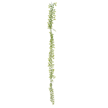 Guirlande artificielle Tradescantia résistant UV - plante pour extérieur - H.195cm vert