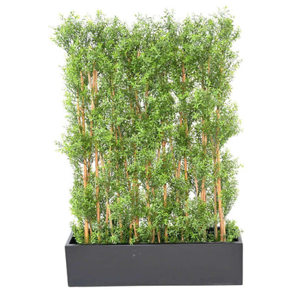 Haie artificielle Eucalyptus Plastique UV - plante pour extérieur - H.150cm