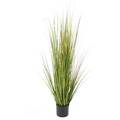 Herbe artificielle Onion Grass Bambou - plante d'intérieur - H.120cm vert jaune