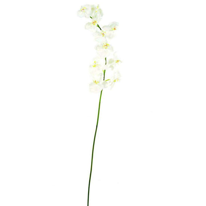 Orchidée artificielle Phalaenopsis 10 fleurs - création bouquet - H.160 cm blanc