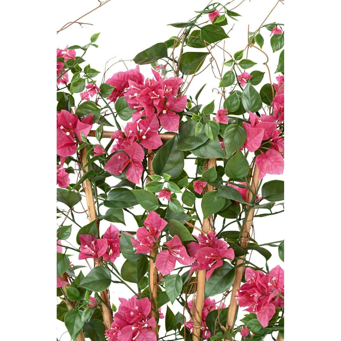 Palissade artificielle fleurie Bougainvillier anti-UV - plante d'extérieur - H.140cm fuchsia