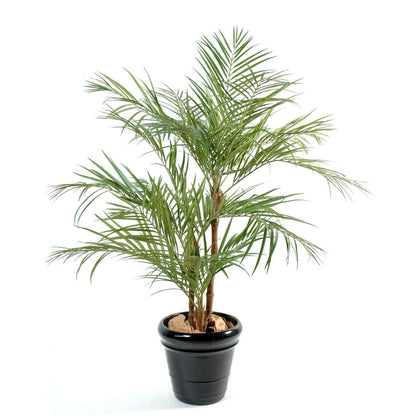 Palmier artificiel Areca 3 troncs - plante pour intérieur - H.170cm vert