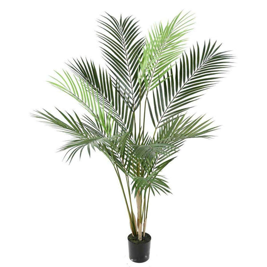 Palmier artificiel Areca Plast - plante intérieur extérieur - H.100cm vert