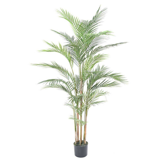 Palmier artificiel Areca Plast - plante intérieur extérieur - H.150cm vert