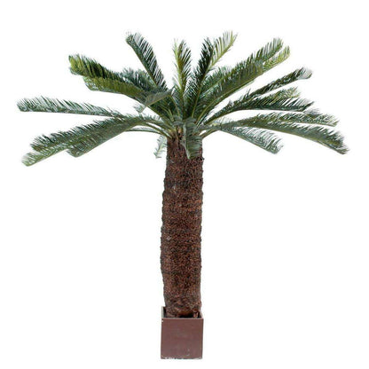 Palmier artificiel Cycas géant XL - plante d'intérieur - H.200cm vert