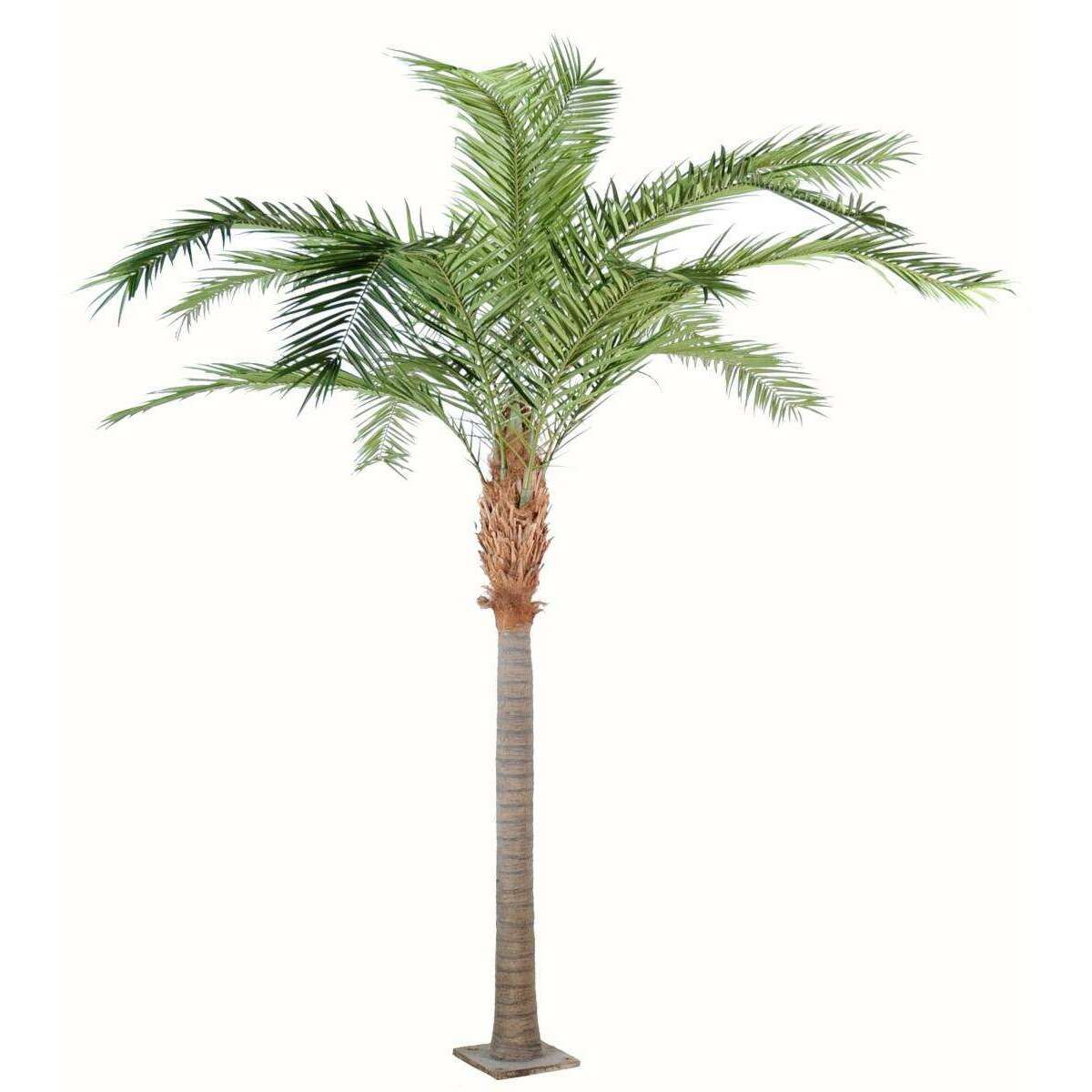 Palmier artificiel Phoenix Canariensis - plante artificielle luxe - H.380cm vert