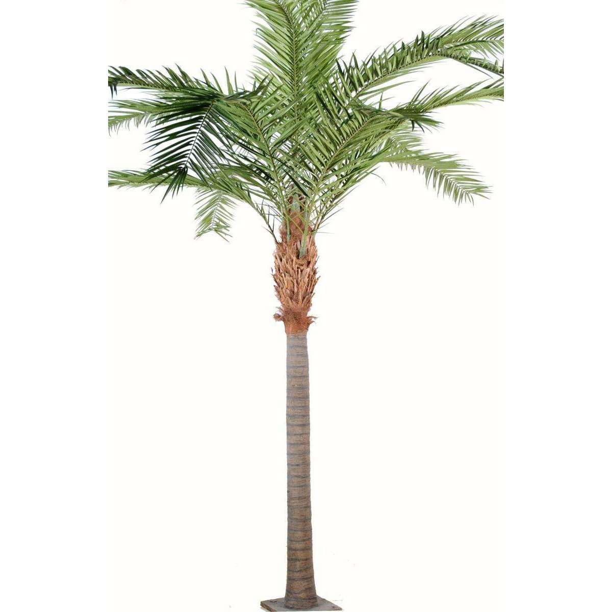 Palmier artificiel Phoenix Canariensis - plante artificielle luxe - H.380cm vert