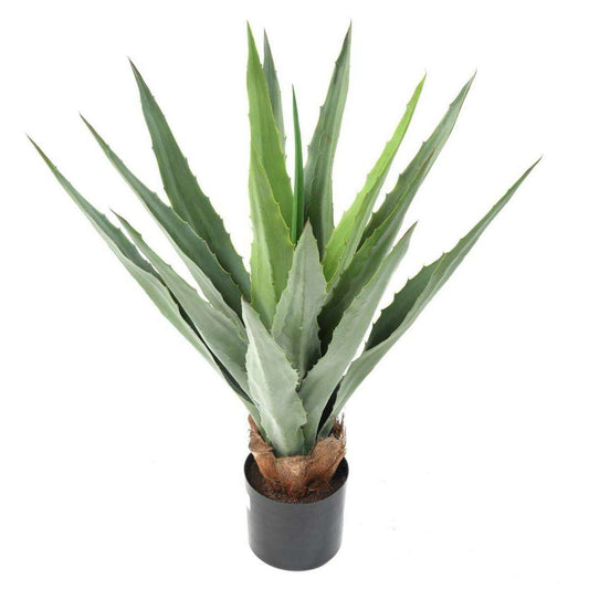 Plante artificielle Agave Furcraea - intérieur extérieur - H.80cm vert