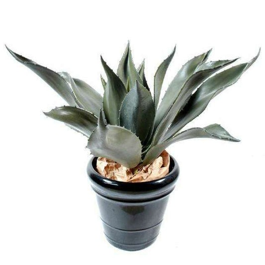 Plante artificielle Agave géante - succulente pour intérieur - H.75cm vert