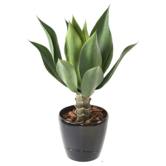 Plante artificielle Agave tige de plantation - cactus pour intérieur - H.60cm