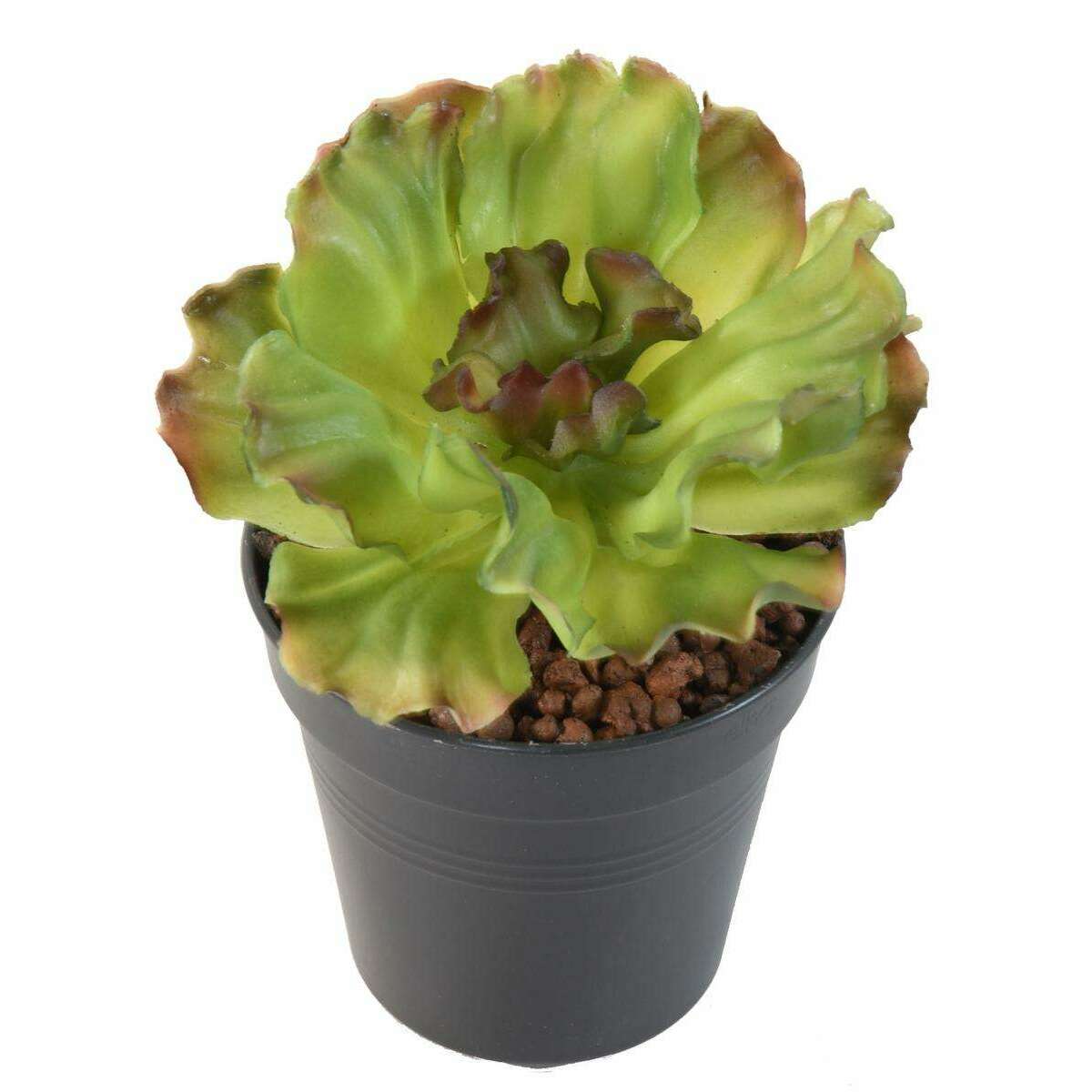 Plante artificielle Aloe Soft en piquet - cactus artificiel extérieur - H.16cm vert