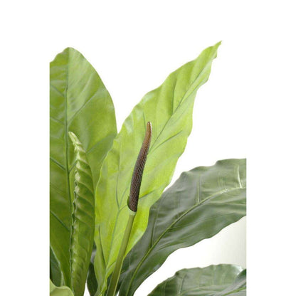 Plante artificielle Anthurium jungle king - décoration d'intérieur - H.80cm vert