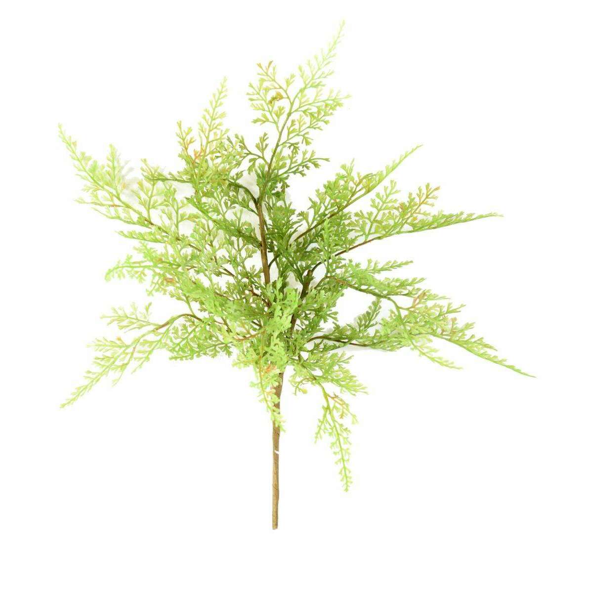 Plante artificielle Asparagus plastique en piquet - intérieur extérieur - H.34cm