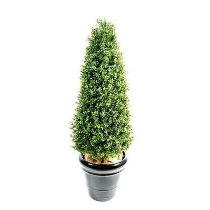 Plante artificielle Buis Topiaire New - intérieur extérieur - H.130cm vert