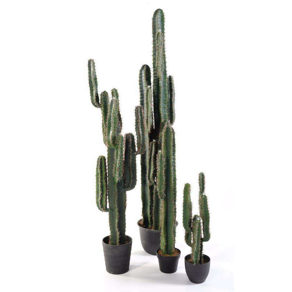 Plante artificielle Cactus Finger - Plante synthétique intérieur - H. 150cm vert