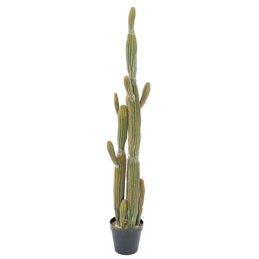 Plante artificielle Cactus Finger 6 troncs - Plante pour intérieur - H.150cm vert