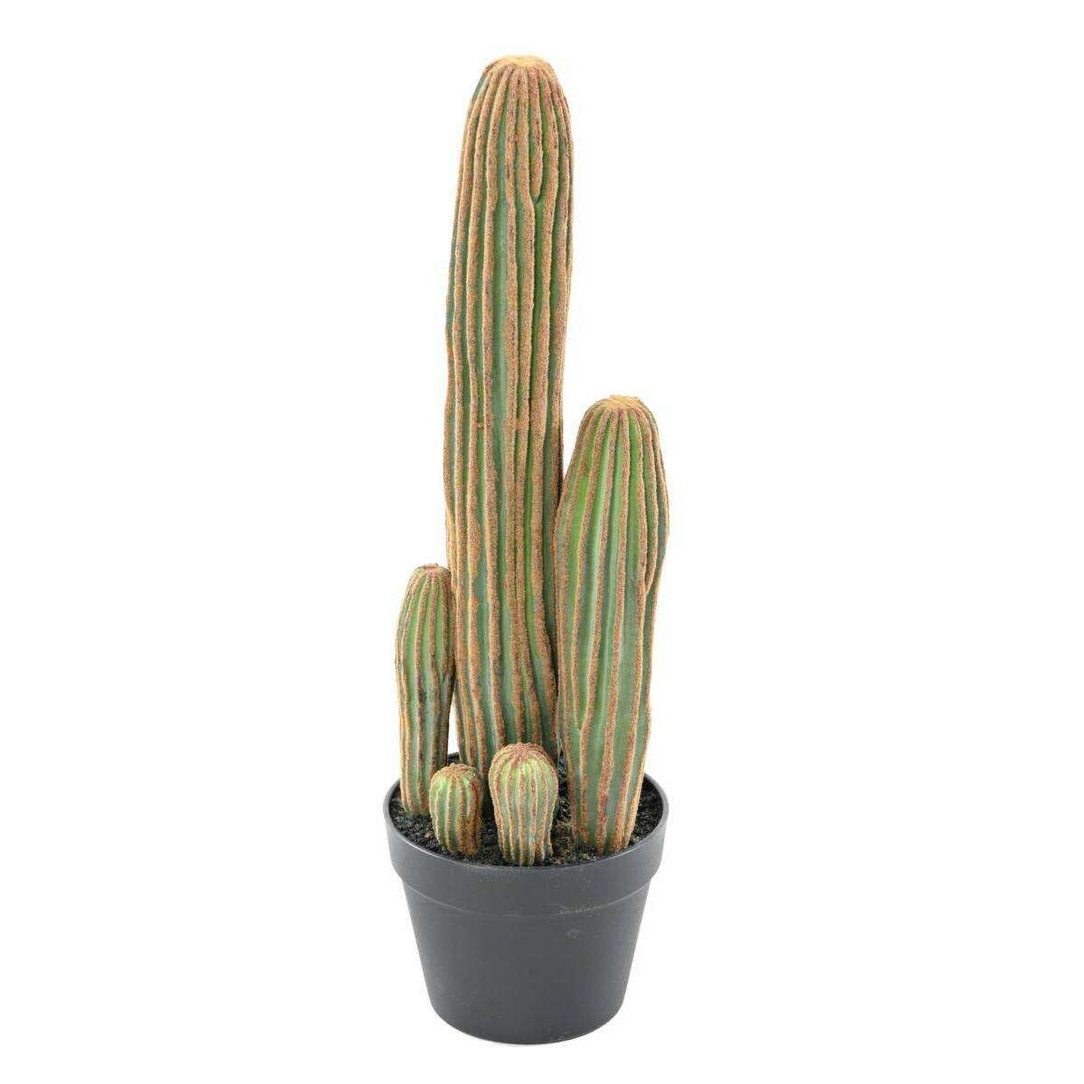 Plante artificielle Cactus Finger 7 troncs - Plante pour intérieur - H.60cm vert