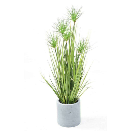 Plante artificielle Chrysopogon en pot - Graminée pour intérieur - H. 90cm