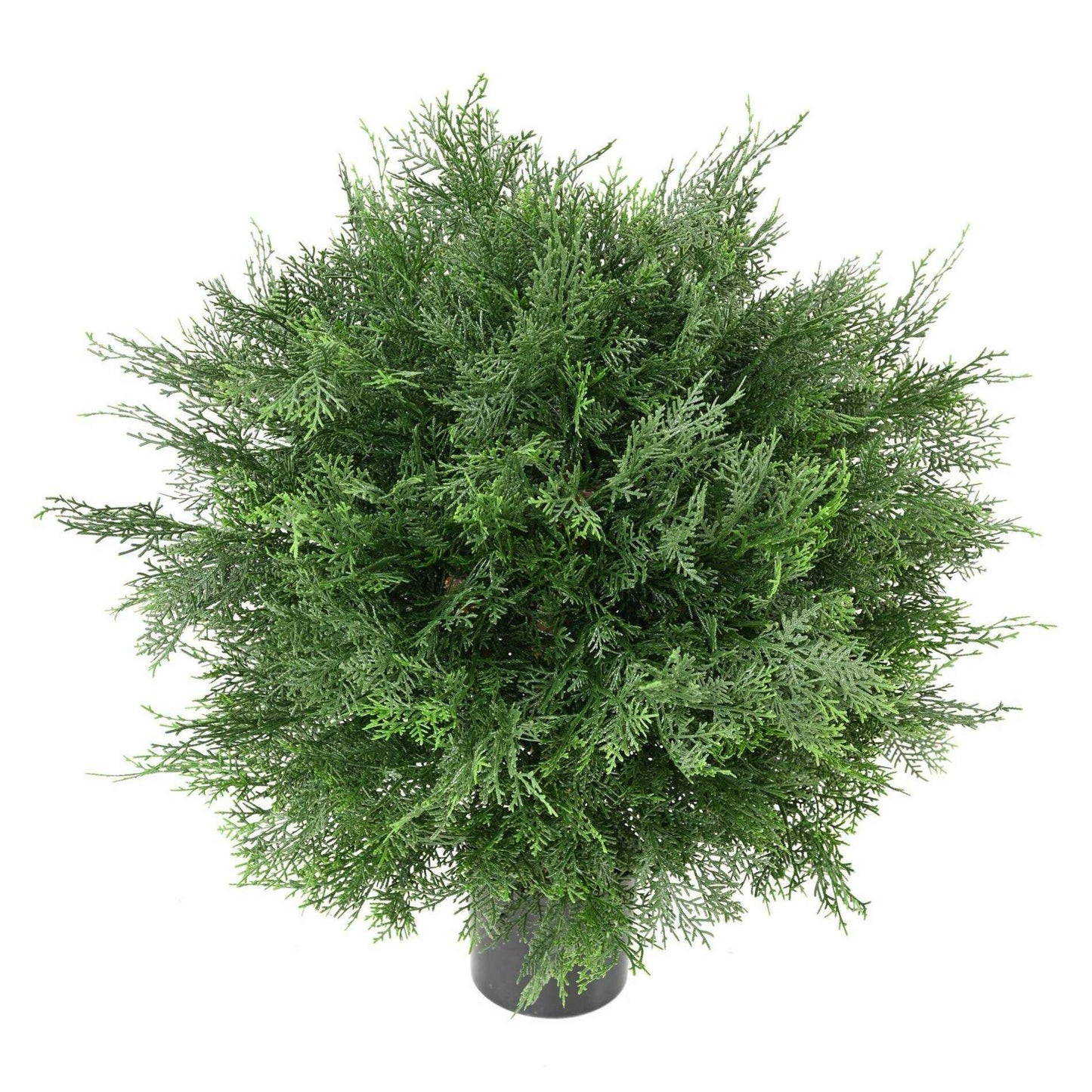 Plante artificielle Cyprès Lawson boule UV - intérieur extérieur - H.60cm