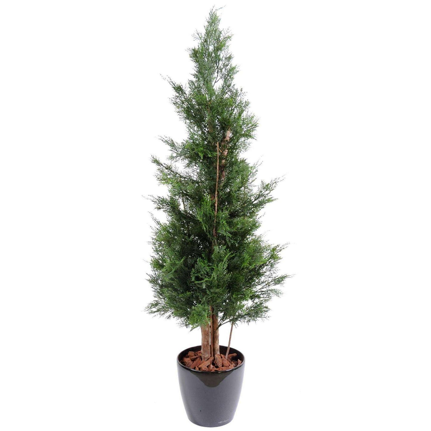 Plante artificielle Cypres Lawson UV résistant - intérieur extérieur - H.150cm vert