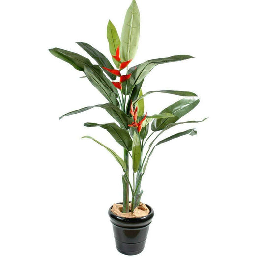 Plante artificielle exotique Héliconia - décoration d'intérieur - H.180cm